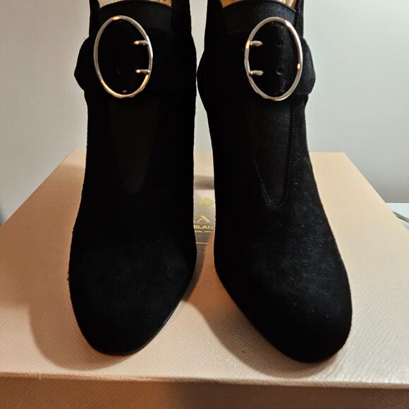 Prada black suede booties - Picture 4 of 9